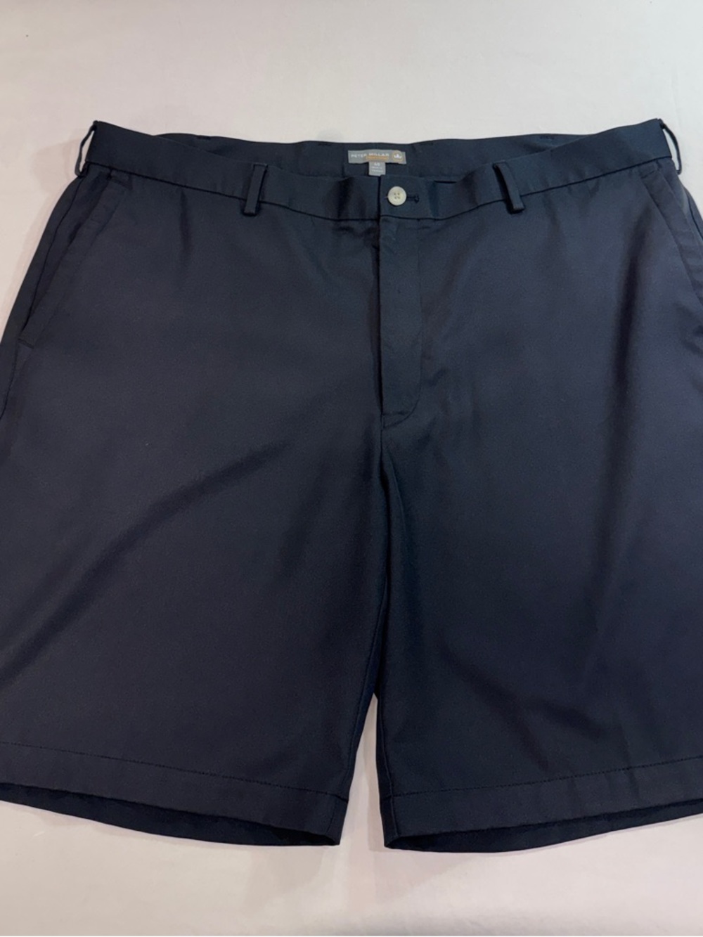 Peter Millar Shorts Mens 40 Crown Sport Black Performance Golf Chino Casual